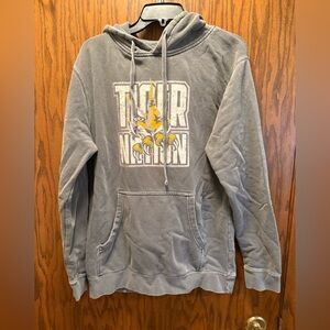 Gray Graphic Hoodie-Tiger Nation